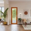 GoodHome Porte-Fenêtre En Bois<Porte fenêtre bois 1 vantail - l.80 x h.215 cm, tirant gauche