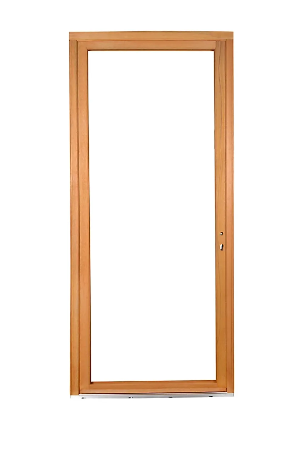GoodHome Porte-Fenêtre En Bois<Porte fenêtre bois 1 vantail l.80 x H.215 cm tirant droit