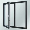 Fral Fermetures Fenêtre Pvc<Porte fenêtre oscillo-battante double vantaux PVC anthracite L 1400mm x H 2150mm ouvrant droit