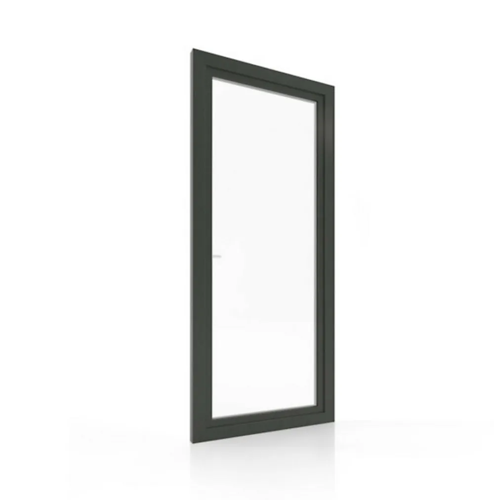 Fral Fermetures Fenêtre Pvc<Porte fenêtre oscillo-battante PVC anthracite L 760mm x H 2150mm ouvrant gauche