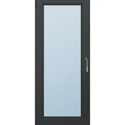 Fral Fermetures Fenêtre Pvc<Porte fenêtre oscillo-battante PVC anthracite L 760mm x H 2150mm ouvrant gauche
