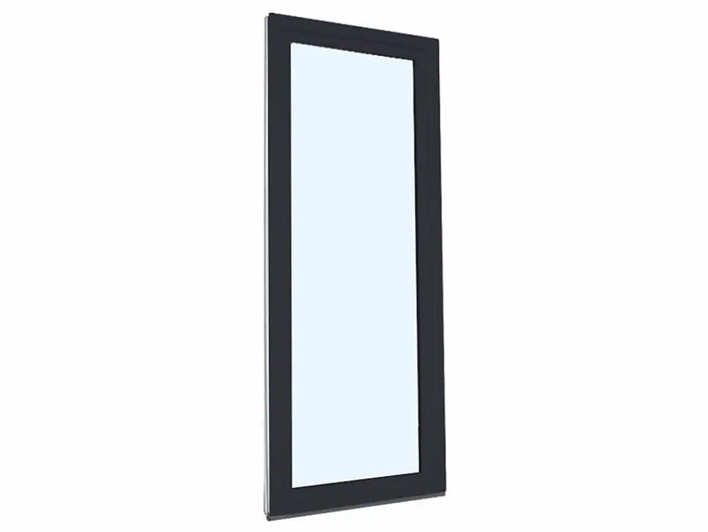 Fral Fermetures Fenêtre Pvc<Porte fenêtre oscillo-battante PVC anthracite et blanc L 860mm x H 2150mm ouvrant gauche