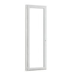 GoodHome Porte-Fenêtre En Pvc<Porte fenêtre PVC 1 vantail tirant blanc - l.80 x h.205 cm, tirant gauche