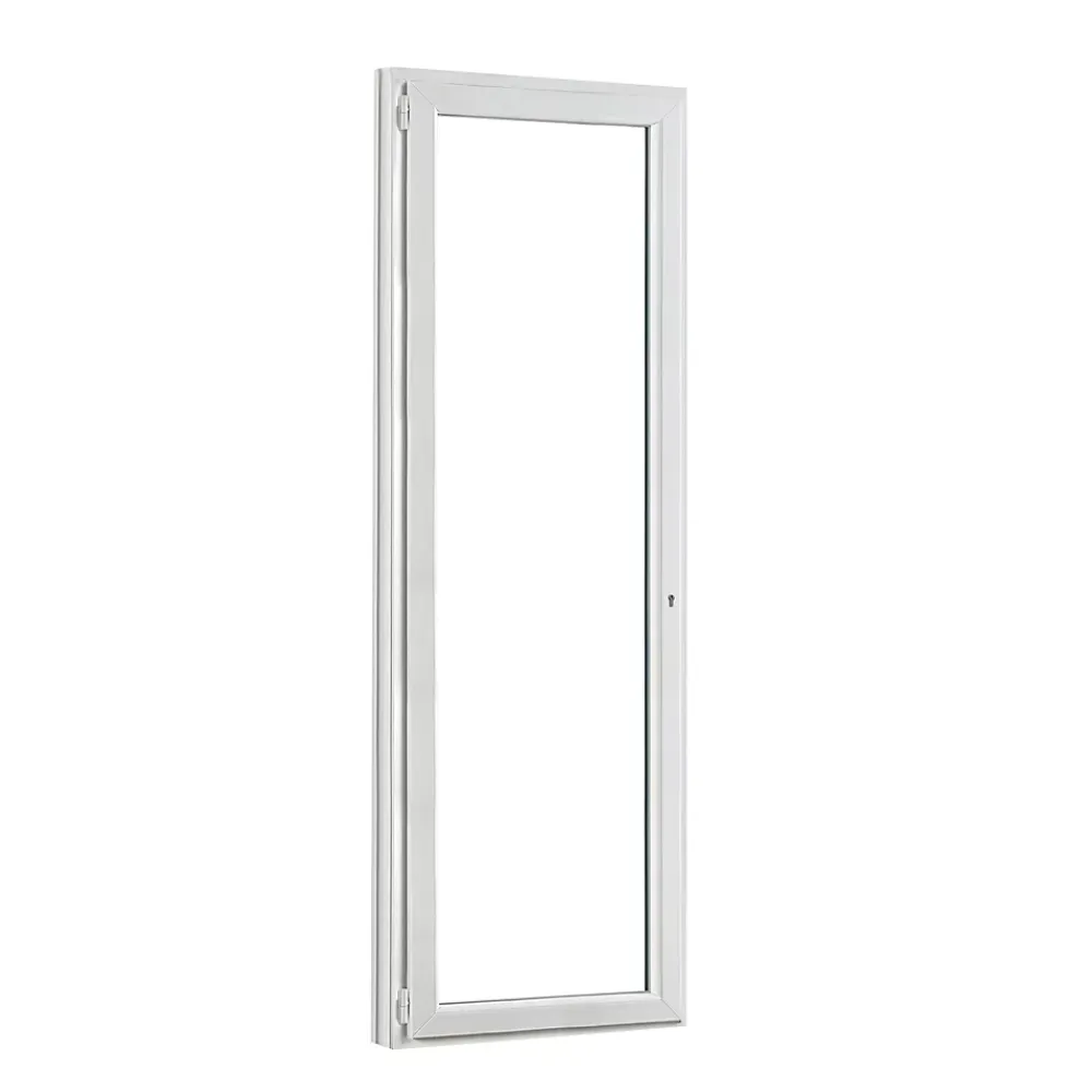 GoodHome Porte-Fenêtre En Pvc<Porte fenêtre PVC 1 vantail tirant blanc - l.80 x h.205 cm, tirant gauche