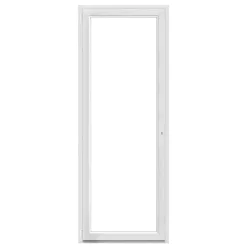 GoodHome Porte-Fenêtre En Pvc<Porte fenêtre PVC 1 vantail tirant blanc - l.80 x h.205 cm, tirant gauche