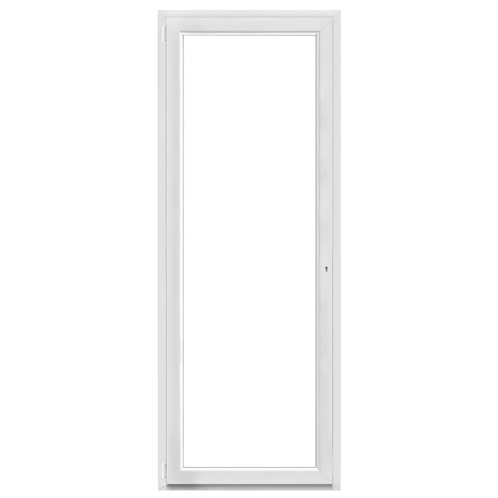 GoodHome Porte-Fenêtre En Pvc<Porte fenêtre PVC 1 vantail tirant blanc - l.80 x h.205 cm, tirant gauche