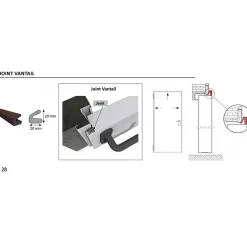 4M Porte De Service<Porte Métallique Industrielle De Service Isolée Réversible L900 H2150 RAL7016 En Applique