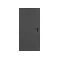 4M Porte Métallique Industrielle De Service Isolée Réversible L1000 H2150 RAL7016 En Applique- Porte De Service