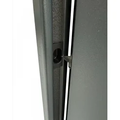 4M Porte Métallique Industrielle De Service Isolée Réversible L1000 H2150 RAL7016 En Applique- Porte De Service