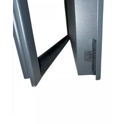 4M Porte Métallique Industrielle De Service Isolée Réversible L1100 H2050 RAL7016 En Applique- Porte De Service