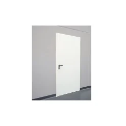4M Porte De Service<Porte Métallique Industrielle Coupe Feu 1H Réversible L900 H2150 RAL9010 En Applique
