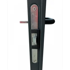 4M Porte De Service<Porte Métallique Industrielle De Service Isolée Réversible L1000 H2050 RAL7016 En Applique