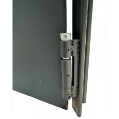 4M Porte De Service<Porte Métallique Industrielle De Service Isolée Réversible L900 H2150 RAL9010 En Applique