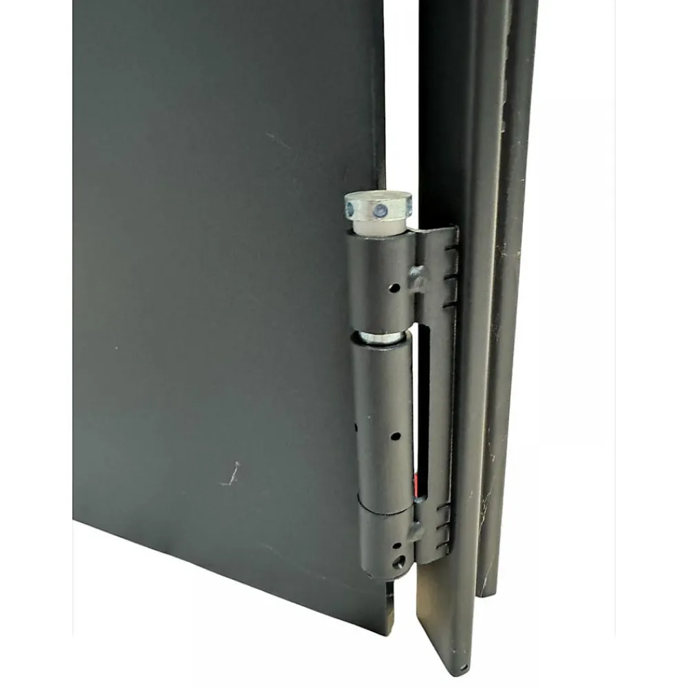 4M Porte De Service<Porte Métallique Industrielle De Service Isolée Réversible L900 H2150 RAL9010 En Applique