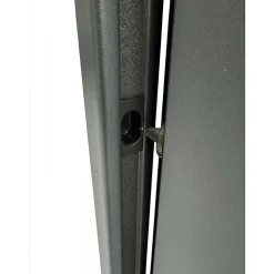 4M Porte De Service<Porte Métallique Industrielle De Service Isolée Réversible L900 H2150 RAL9010 En Applique
