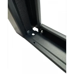 4M Porte De Service<Porte Métallique Industrielle De Service Isolée Réversible L900 H2150 RAL9010 En Applique
