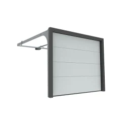 4M Porte De Garage Enroulable<Porte Sectionnelle Manuelle StandardLine Linteau 100mm Lisse Blanc Ral 9016 L2375xH2250