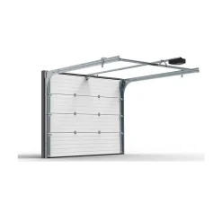 4M Porte De Garage Enroulable<Porte Sectionnelle Manuelle StandardLine Linteau 100mm Lisse Blanc Ral 9016 L2400xH2125