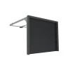4M Porte Sectionnelle Motorisée StandardLine Linteau 100mm Lisse Gris Ral 7016 L4500xH2375- Porte De Garage Enroulable