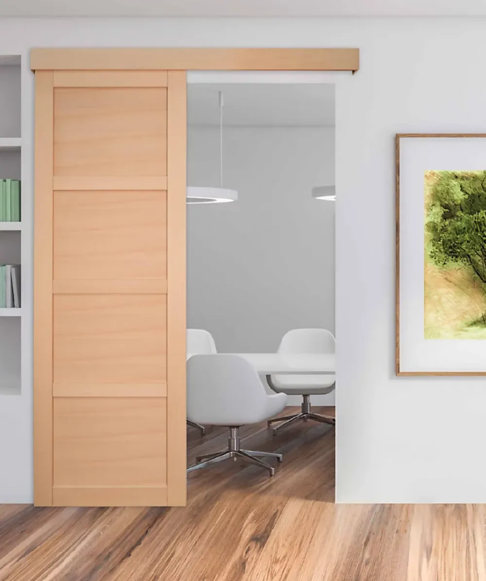 Lynporte Porte Nue<Porte seule 4 Panneaux NOVA2 bois hêtre 2040 x 830