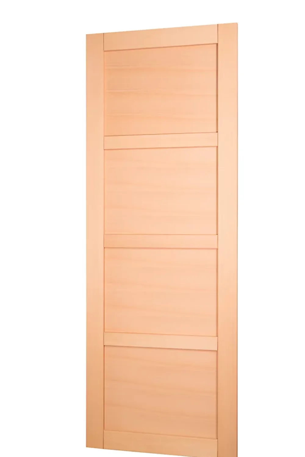 Lynporte Porte Nue<Porte seule 4 Panneaux NOVA2 bois hêtre 2040 x 830