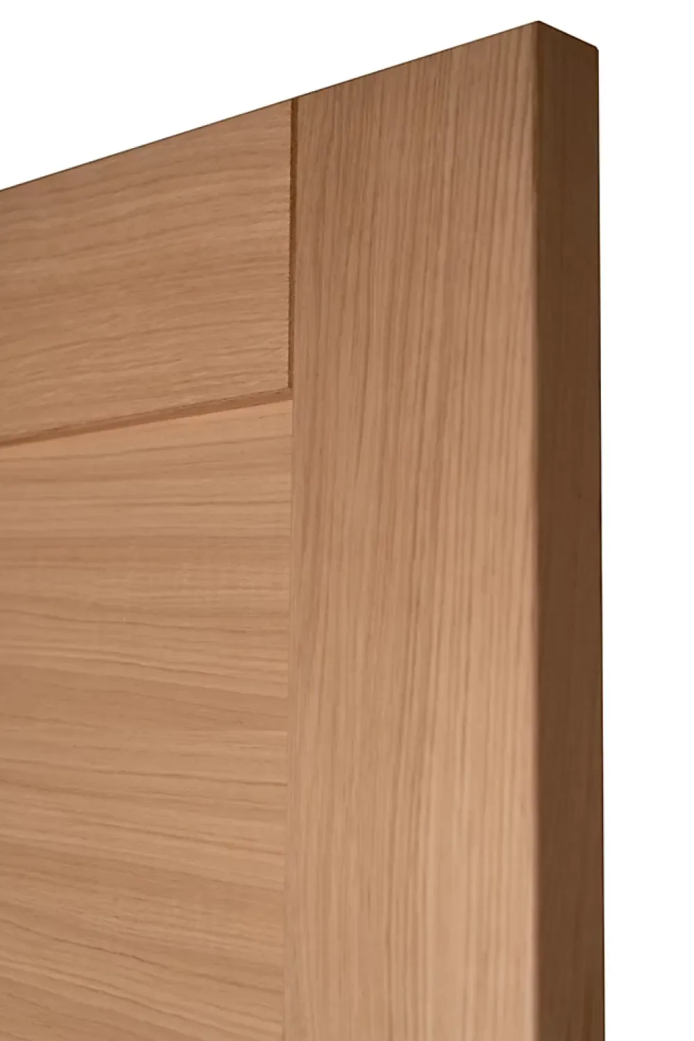 Lynporte Porte seule 3 Panneaux URSA bois chêne européen 2040 x 730- Porte Nue
