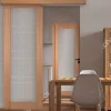 Lynporte Porte seule 1 Vitrage CASSIOPEIA bois chêne européen 2040 x 730- Porte Nue