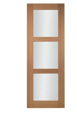 Lynporte Porte Nue<Porte seule 3 Vitrages URSA bois chêne européen 2040 x 730