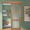Lynporte Porte Nue<Porte seule 3 Vitrages URSA bois chêne européen 2040 x 830