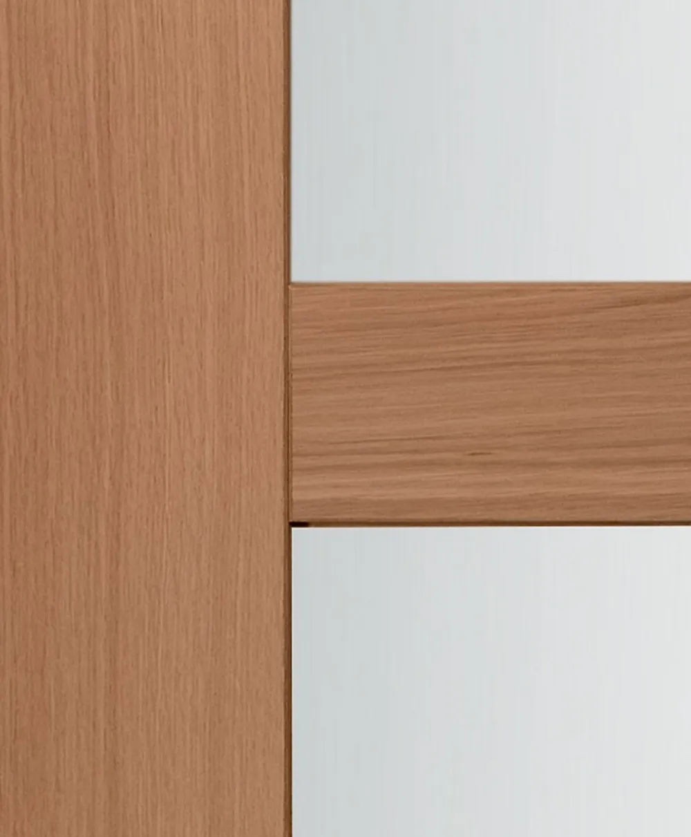 Lynporte Porte Nue<Porte seule 3 Vitrages URSA bois chêne européen 2040 x 830