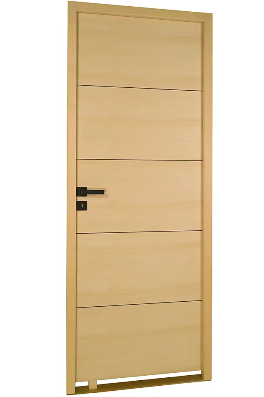 Lynporte Porte seule bois isoplane ANTLIA3 730 frêne blanc européen- Porte Nue