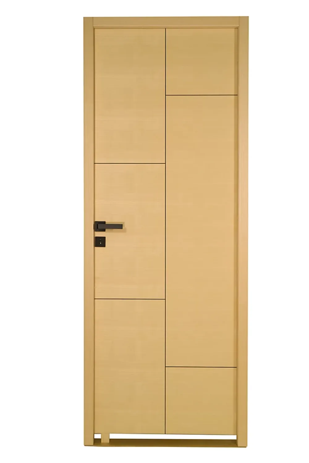 Lynporte Porte seule bois isoplane ANTLIA1 830 frêne blanc européen- Porte Nue