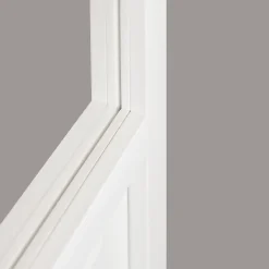 Porte Nue<Porte seule en aluminium 3 carreaux vitrés transparents 73 coloris blanc H.204 x l.73cm