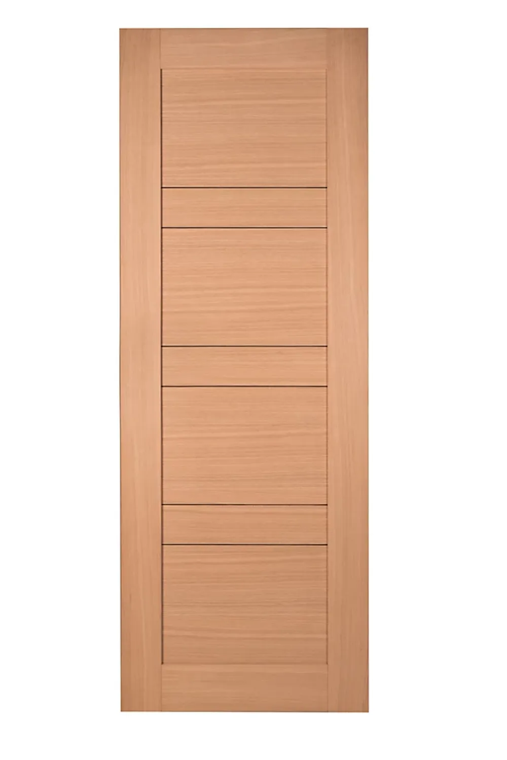 Lynporte Porte seule isoplane 1 Panneau CASSIOPEIA bois chêne européen 2040 x 830- Porte Nue