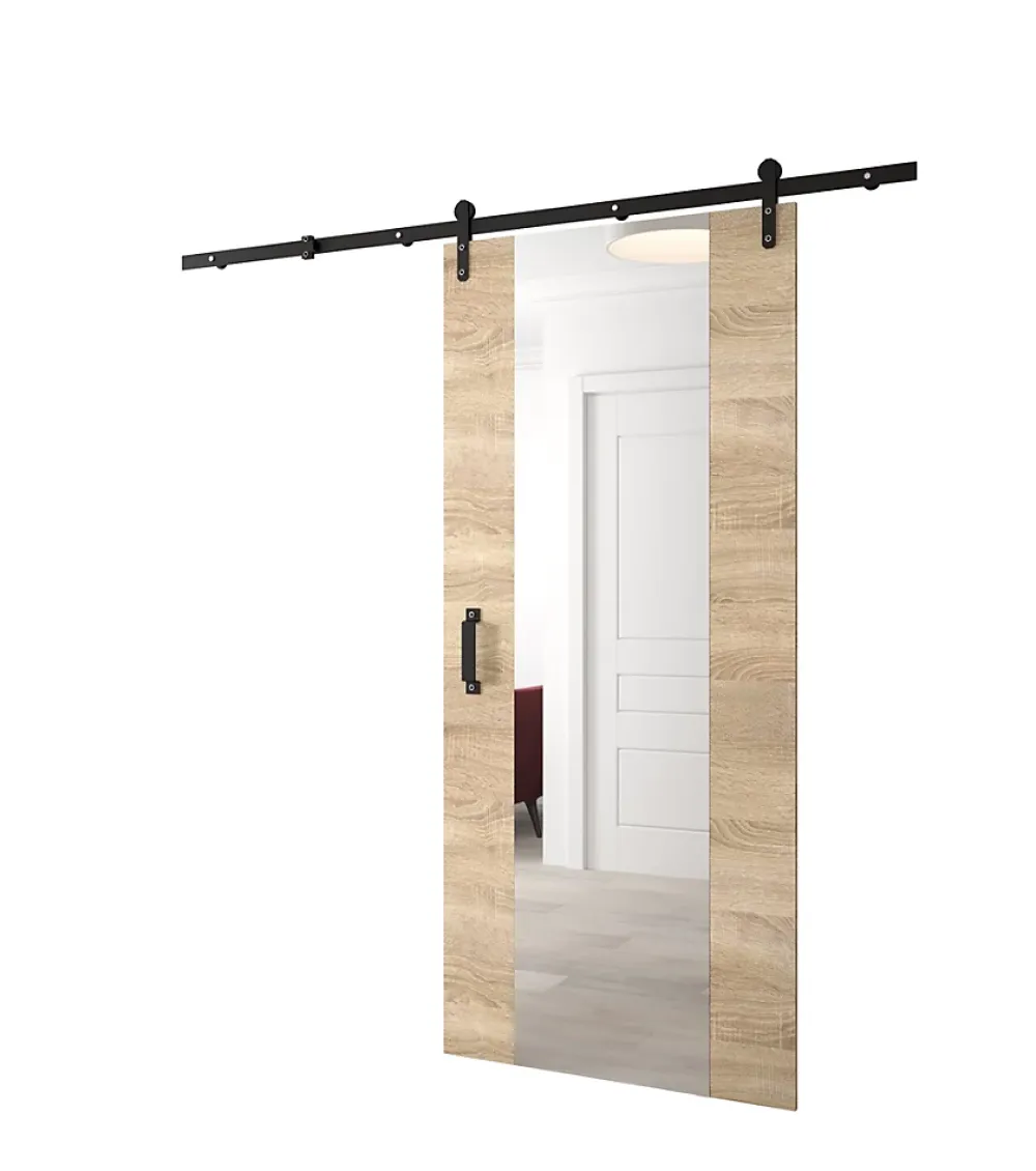 Abiks Meble Portes coulissantes Loftiko II 90x204 (chêne sonoma)- Porte Coulissante