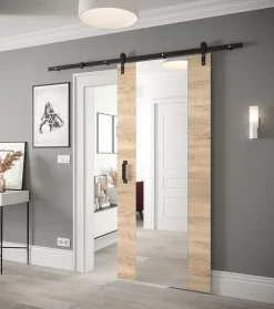 Abiks Meble Portes coulissantes Loftiko II 90x204 (chêne sonoma)- Porte Coulissante