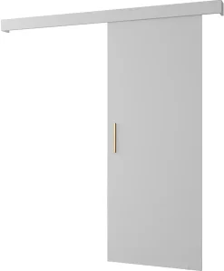 Abiks Meble Porte Coulissante<Portes coulissantes Salwador I 90x204 cm (Blanc / Blanc / Or)