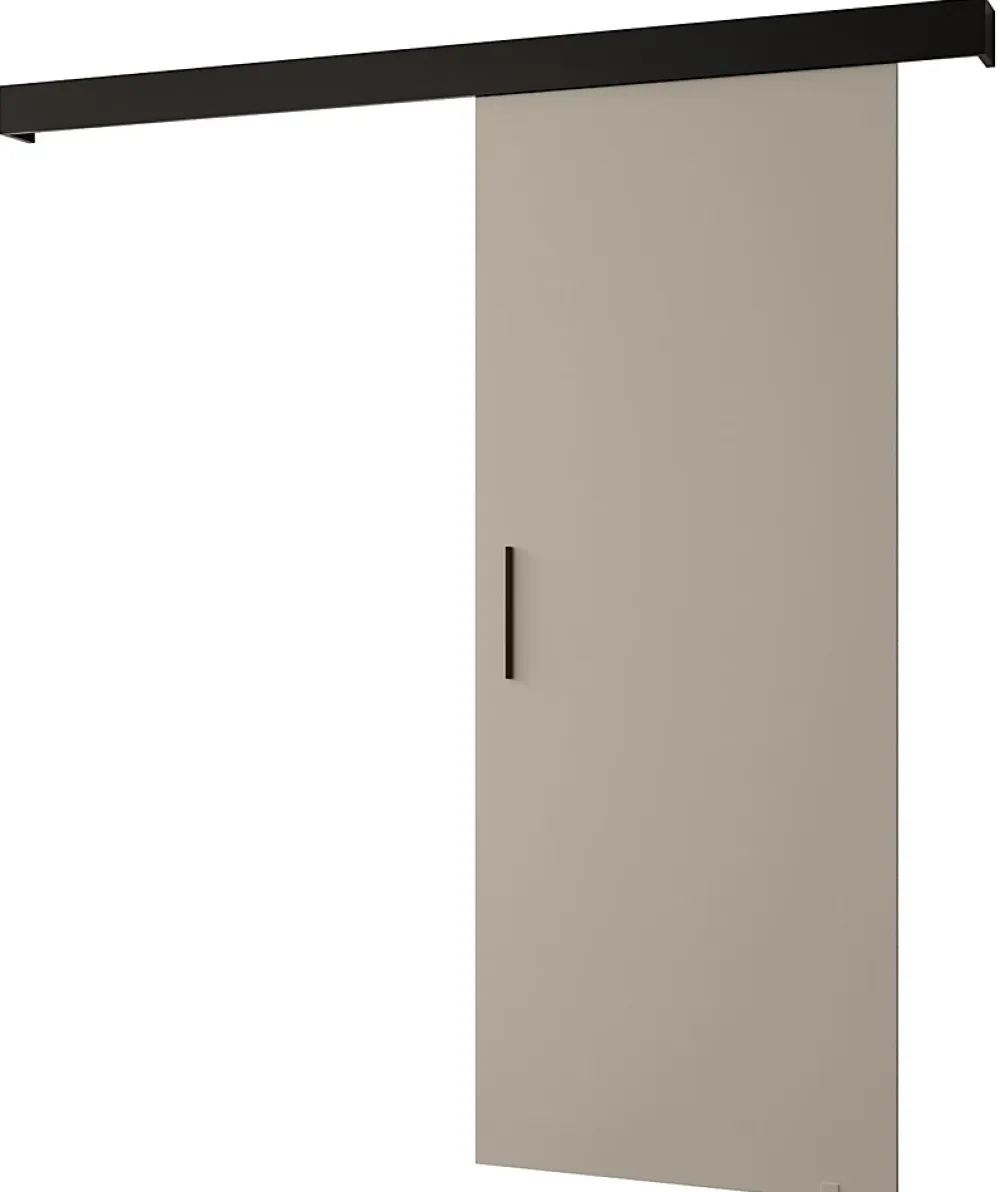 Abiks Meble Porte Coulissante<Portes coulissantes Salwador I 90x204 cm (Cachemire / Noir / Noir)