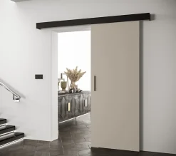 Abiks Meble Porte Coulissante<Portes coulissantes Salwador I 90x204 cm (Cachemire / Noir / Noir)
