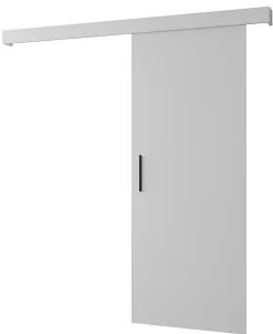 Abiks Meble Porte Coulissante<Portes coulissantes Salwador I 70x204 cm (Blanc / Blanc / Noir)