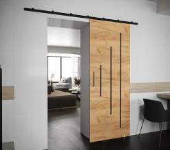 Abiks Meble Porte Coulissante<Portes coulissantes Zonda Y 90x204 cm (Chêne Craft)