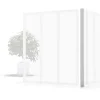 Mon Marché Déco Poteau d'Angle - Verrière en Kit - Blanc- Verrière