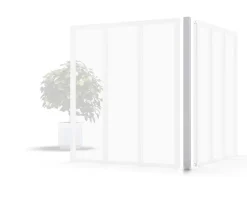 Mon Marché Déco Poteau d'Angle - Verrière en Kit - Blanc- Verrière