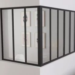 Optimum Poteau d'angle pour verrière d'intérieur- Verrière