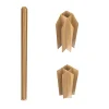 Vente-unique Verrière<Poteau d'angle pour verrière atelier en aluminium thermolaqué 105 cm naturel clair - BAYVIEW
