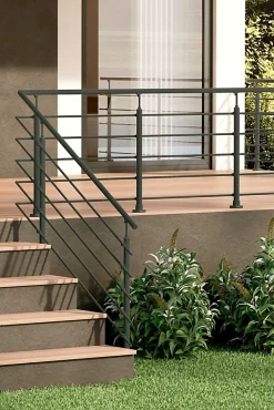 Sogem Garde-Corps, Balustrade<Poteau garde-corps pose à plat anthracite ral 7020