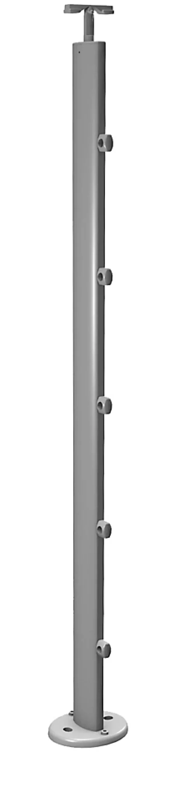 Kordo Garde-Corps, Balustrade<Poteau garde-corps pose à plat Prestio ral 9006
