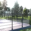 Kordo Poteau garde-corps pose à plat Prestio ral 9005- Garde-Corps, Balustrade