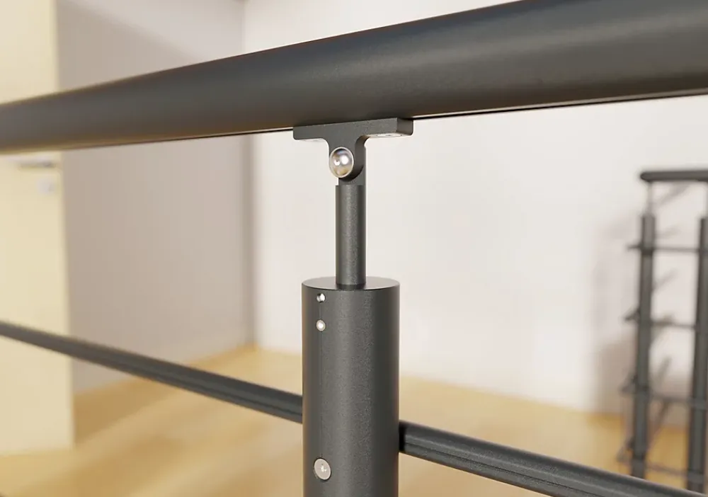 Alumin'home Garde-Corps, Balustrade<Poteau latéral pour garde corps Oxalis gris