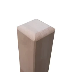 Fortia Poteau pour balustrade Locri en bois brut hêtre- Garde-Corps, Balustrade